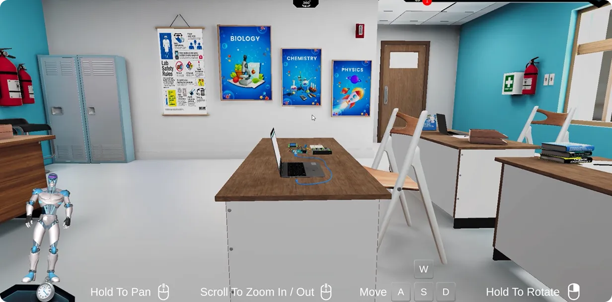 Interactive Science Lab Simulation