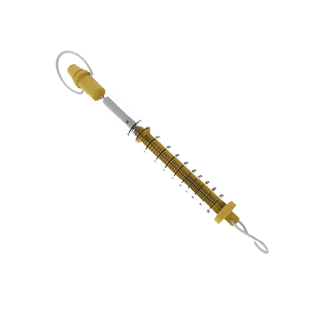Spring Dynamometer Acrylic Tubular Capacity 10N/1Kg