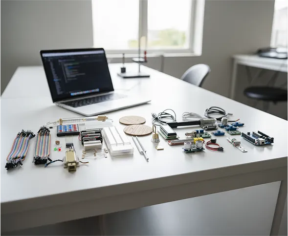 Labs For Home physical science kit with sensors, controllers, and measurement tools