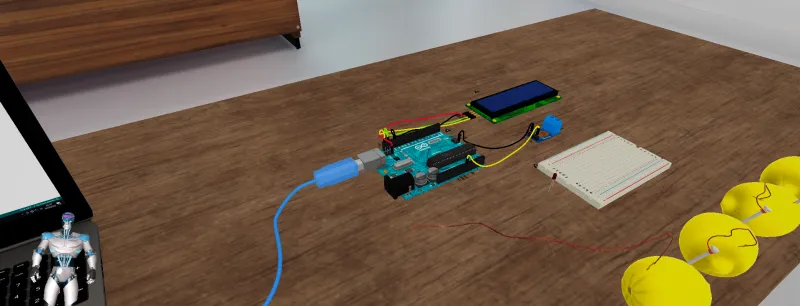 Studying the effect of connecting batteries in series on final voltage output